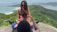 Fodendo Safada ao Ar Livre Buceta Cheia de Leite!