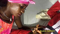 Juicy Ebony Pussy Squirts Pretty for New Year Post-Xmas