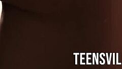 Tight-Bodied Mia Moans from Dean's Hard Massage Fuck