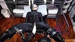 Feel Dominafire's Strapon Make Salome Salvi Squirt Hard?