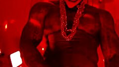 hallelujah johnson worships big black hairy monster cock solo