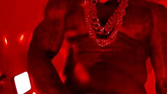 hallelujah johnson worships big black hairy monster cock solo