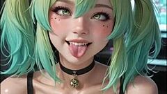 Ahegao faces compilation ai generated 😩💦
