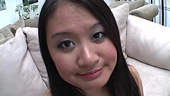 Kiwi Lang's wet pussy ripped open by massive cock hardcore!