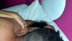 Hotwife punishes cuckold husband with two men at home