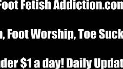 eyes locked on her teasing feet begging for worship in femdom pov