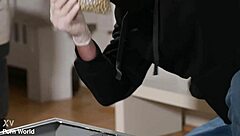 Tattooed Athena Rose Starts DP Threesome After Robbery Tease Fail!