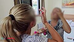 corno watches blonde brazilian wife swallow bbc cum after raw interracial fuck