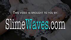 Gloryhole Slut Fucks Dicks for Messy Bukkake Facial Cum Explosion!