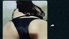 whatsapp chat with friend's boss oscar leads to creampie fuck