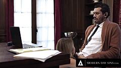 Wife Catches Lying Husband Cheating with Anal Mistress Nicole Doshi Deepthroat