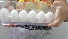 I stuff shorts deep into my pussy for that split look