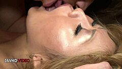 rui akiyama unleashes big tits temptation in garage group creampie