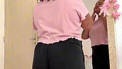 chubby babe farts prepping for hot date!