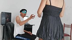 Sexy Amateur Emo Babes Seduce HR Director Office Hiring Game