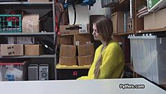 big tit russian shoplifter caught fucked hard on hidden cam