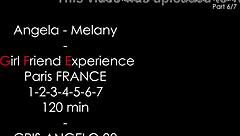 hey, angela and melany share one cock in paris girlfriend duo 😘👭🍆