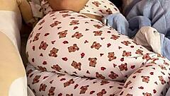 chubby ebony babe farts loud natural on bed