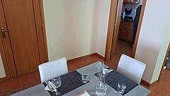 Chubby white guy seduces latina curves wildly