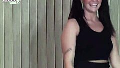 Wow! Gorgeous Daisy Garcia fucks Seth wildly, joins cheerleader squad with hot anal creampie!