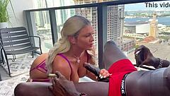 dick sucked across street before game is wild!