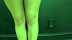 petite brunette sabrina tit-rubs while slurping hard cock hungrily