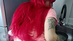 Horny Kitchen Doggystyle Big Ass Latina Bent Over