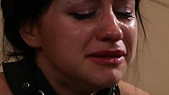 slave girl fully submits to electro maledom master