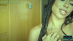 i can't stop watching kira noir's huge ebony boobs striptease playboy hotness