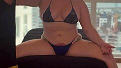 stepmom's risky massage ends with hot stepson cum explosion