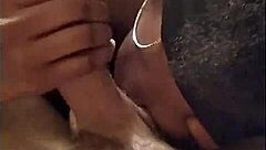 Black tinder girl sucks my white cock deep preview