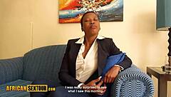 BIG NATURAL TITS AFRICAN BABE POUNDED HARD BY PERVERTED FRIEND!