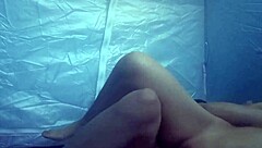 camping adventure turns wild with goth latina's dripping pussy