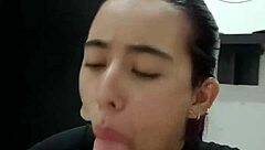 hot guy welcomes stepsis and eats her pussy till he explodes!