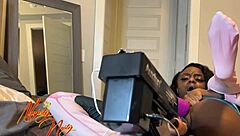 Amateur Black Babe Needs Solo Masturbation Assistance Now