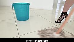 busty milf christie stevens teases with family fun traditions