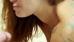 Husband Pounds Pussy Hard Before Cumming on Tits