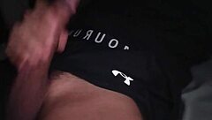 dude your big cock jerks loud moans bed workout