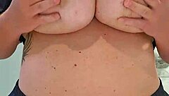 i'm the bbw nurse patient playing with my huge natural tits screaming loud