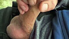 Public Dick Flash: Masturbating Outdoors as Ladies Watch from Afar