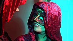 keiko teases her shaved pussy craving monster cock cumshot