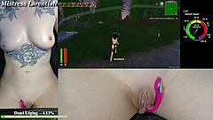 playing tropical monster girls with cum dripping from wet pussy