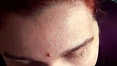 curvy bbw dick lover slurps cock and begs for facial cumshots