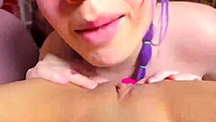 perfect pussy lick angle staring deep into camera