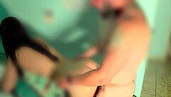 Shauna's big ass pussy ridden cowgirl style in motel creampie