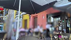 Nora Martin Flashes Big Body Before Public Seville Fuck