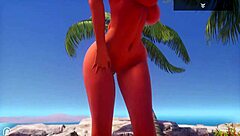 serenia's solo anal play with big tits bouncing 😈🍑💦