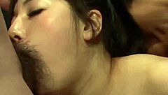 oily azusa nagasawa deepthroats two loads in uncensored jav threesome