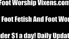 Shiloh Worships Lorianna's Perfect Feet