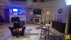 Husband watches wife fucked hard by stranger in stockings